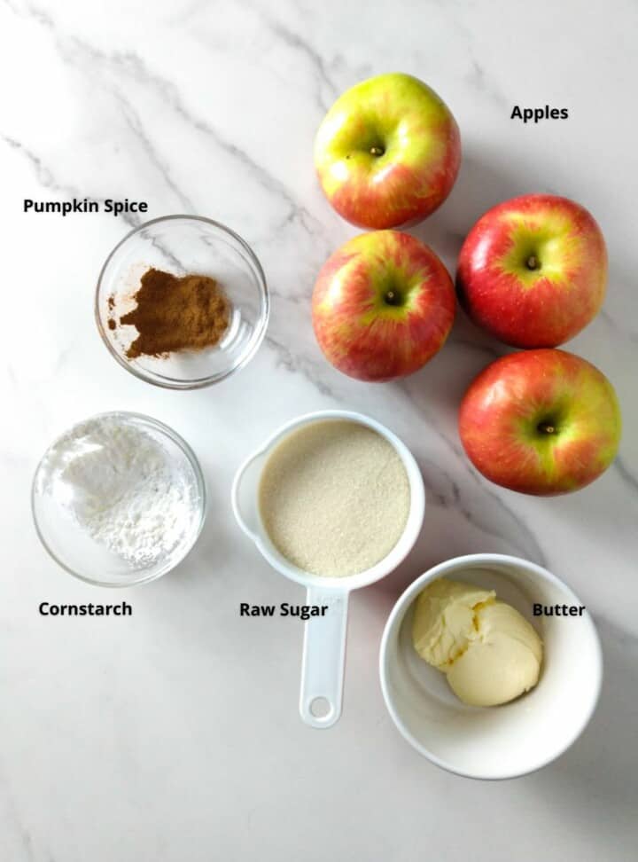 Ingredients for popeyes apple pie