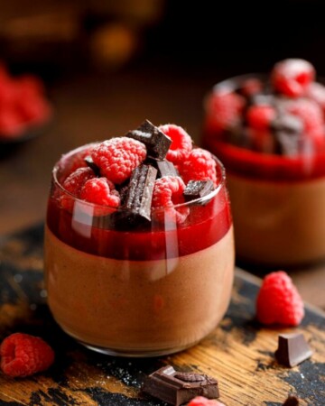 chocolate raspberry mousse
