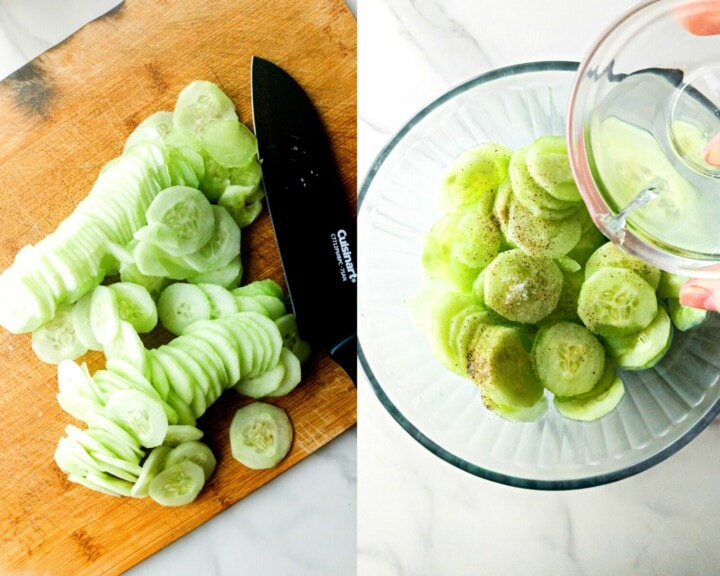 instructions for cucumber salad recipe