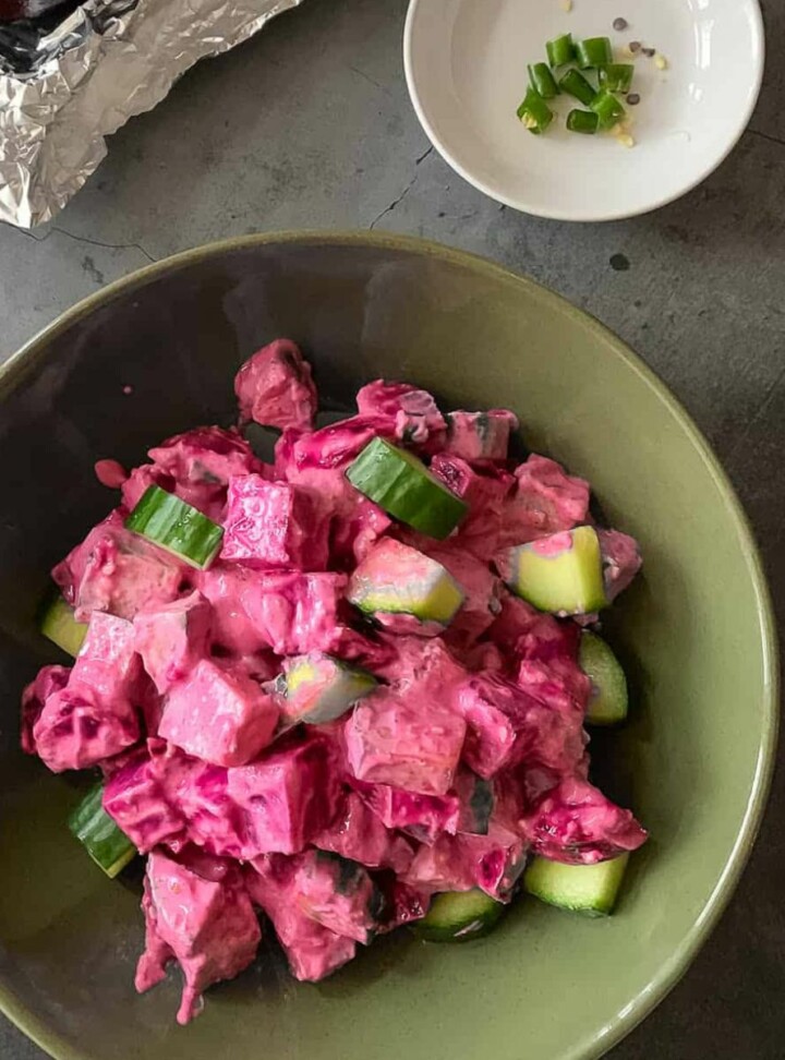 beetroot and cucumber salad